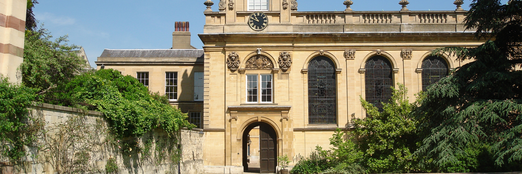 Older school building showing signs of exterior aging and masonry wear